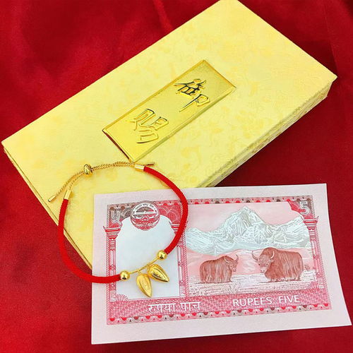 阿瑪莎硬18k金瓜子紅繩手鏈評測 牛年新品禮盒包裝、時尚木質珍藏